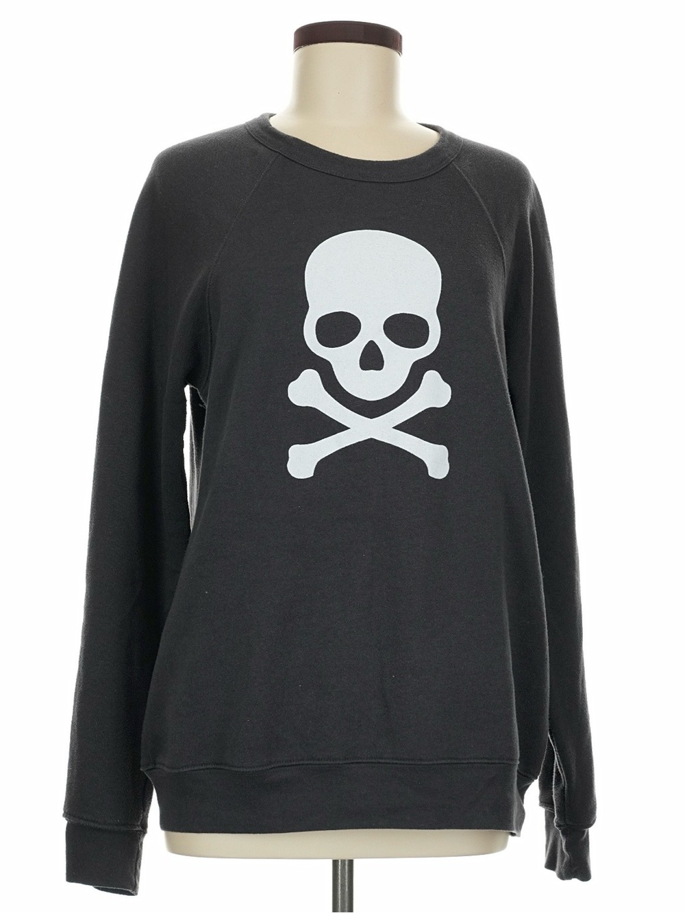 SoulCycle Skull & Crossbones Crewneck Sweatshirt Black Women’s Size Medium